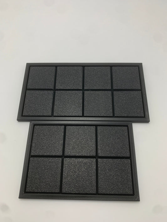Movement Trays for various 40mm Square bases perfect for Wargaming and warhammer: The old world