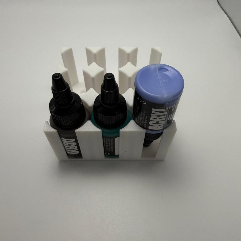 Pro Acryl Paint 22ml Dropper bottle drawer storage system