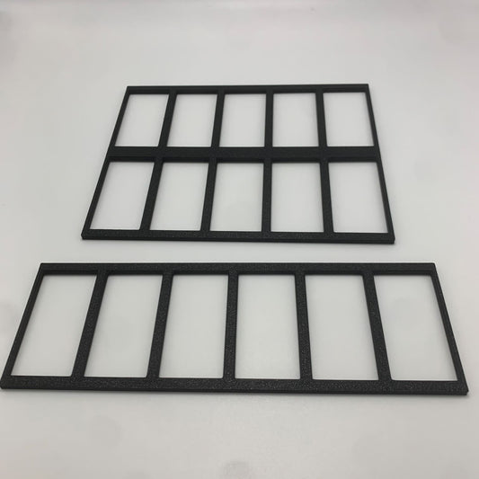 25x50mm to 30x60mm Adapters with matching 30mm Movement Trays perfect for war gaming or other tabletop games