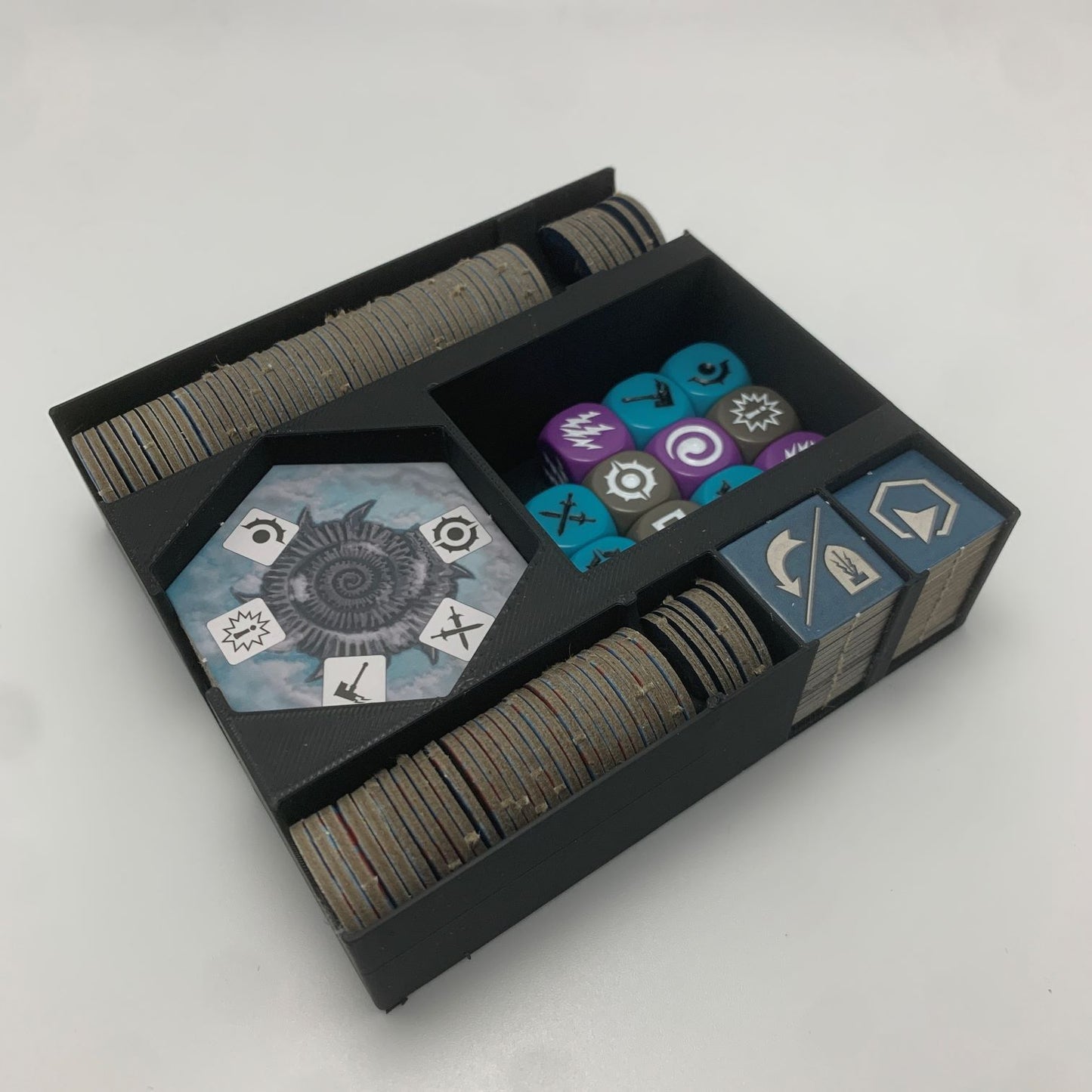 Token, Dice, and Objective Storage Organizer for warhammer underworlds