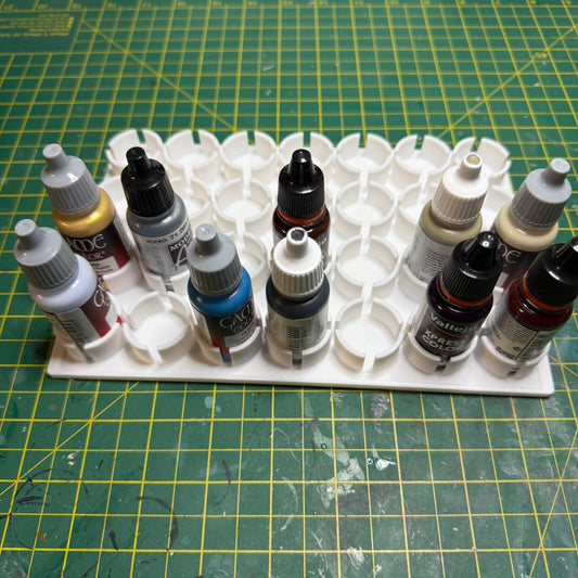 Vallejo/Army Paint Tray for the Ultimate Hobby Station Organizer