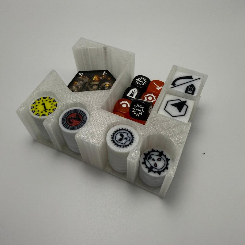 Token, Dice, and Objective Storage Organizer for the new Warhammer Underworlds 2.0 (Emberguard)