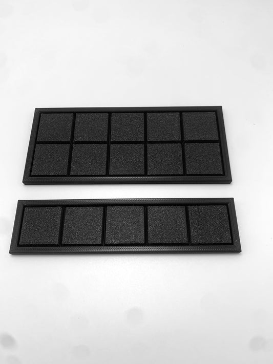Movement Trays of various sizes for 25mm Square bases perfect for Wargaming and warhammer: The old world